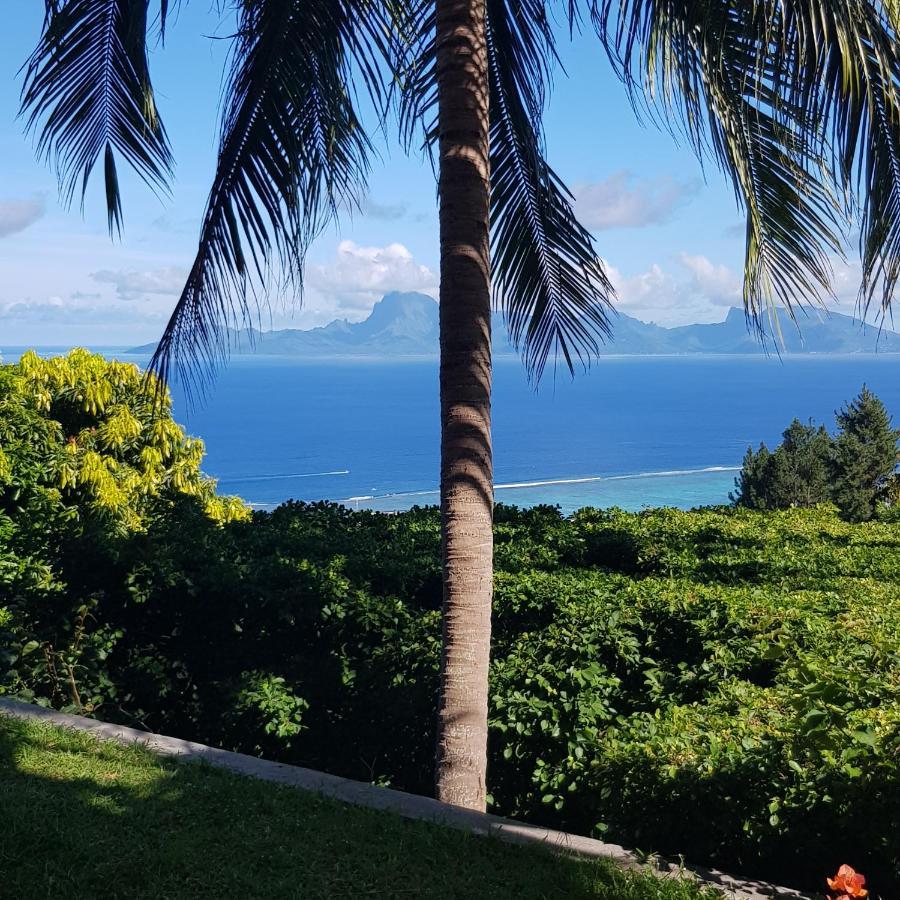 Villa Lodge - Bas De Villa Avec Piscine Et Vue Ocean Et Moorea Punaauia  Exterior photo