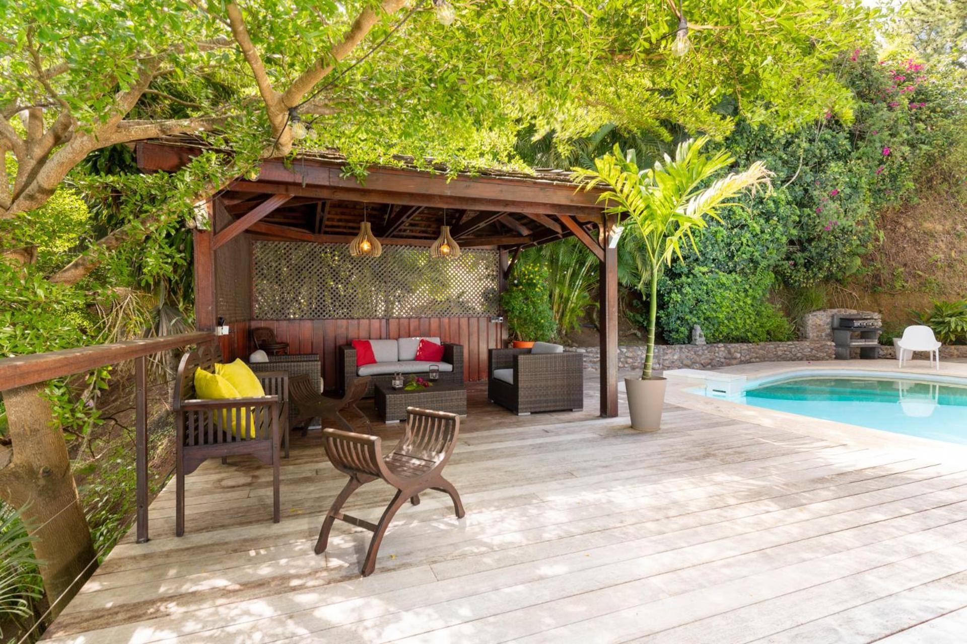 Villa Lodge - Bas De Villa Avec Piscine Et Vue Ocean Et Moorea Punaauia  Exterior photo
